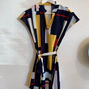 Color block small dress